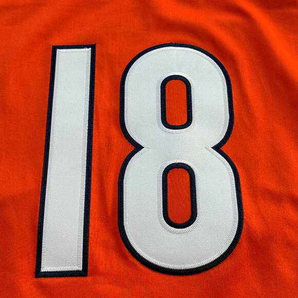 Caleb Williams Chicago Bears Autographed Orange Nike Limited Jersey - Picture 3 of 6